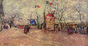 Strabenszene auf dem Montmartre Vincent Van Gogh